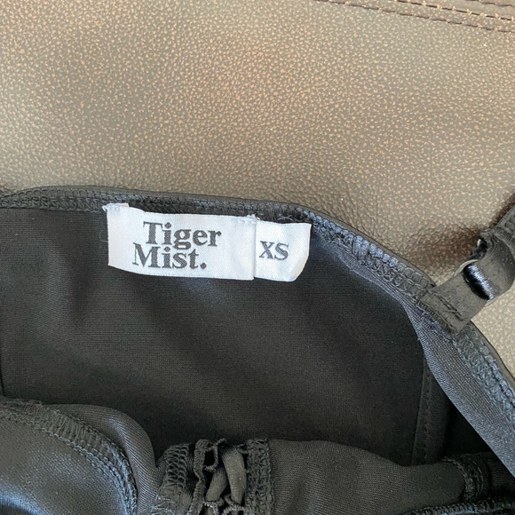 Tiger Mist Leather Bodycon Dress - Picture 4 of 6